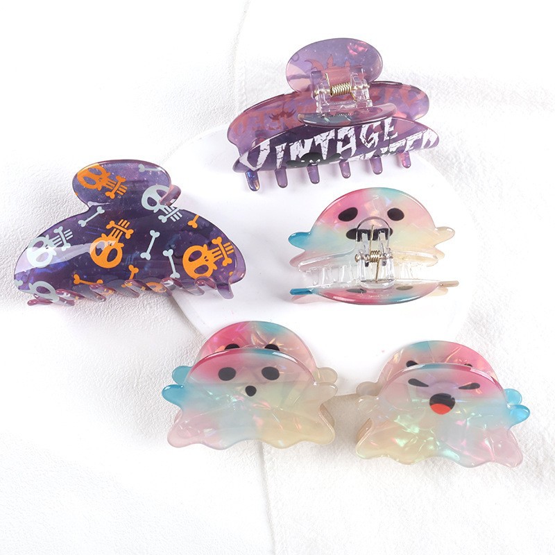 hair accessories anime Eco-Friendly Boho Chic Pumpkin Bat Ghost Hair Claws - hair accessories ribbon Affordable Craftsmanship for Halloween indian bridal hair accessories