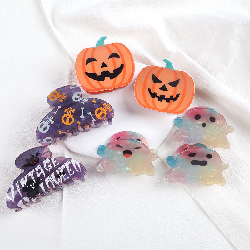hair accessories pearl Eco-Friendly Boho Chic ulta hair accessories Pumpkin Bat Ghost Hair Claws - Affordable Craftsmanship for Halloween hair accessories pink