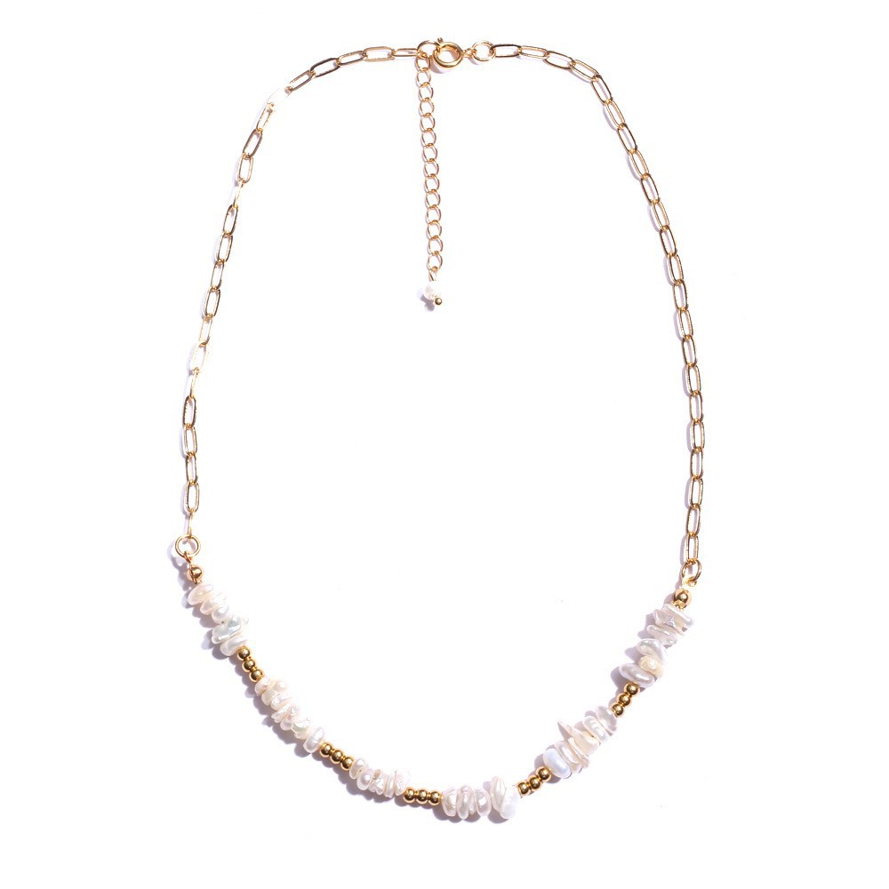 high end 18 karat gold jewelry Eco-Chic Celeb Style: Upcycled Shiny Titanium high end resin jewelry & Freshwater Pearl Jewelry Set (2 PCS/Package) making high end jewelry