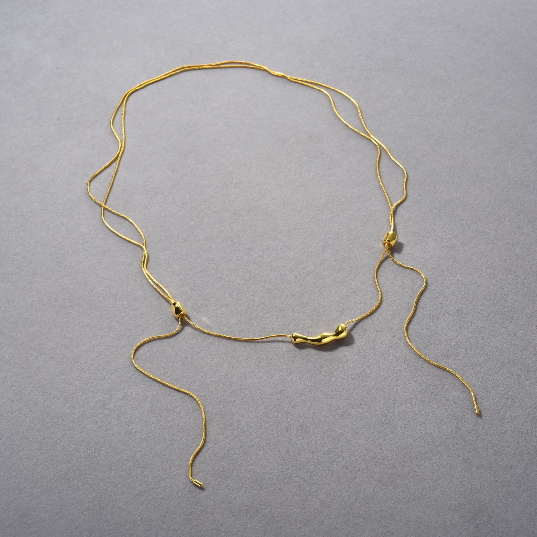 high end nipple piercing jewelry Vintage-Inspired Artisan-Made high end luxury jewelry brands Polished Brass Geometric Necklace Wholesale high end jewelry resale