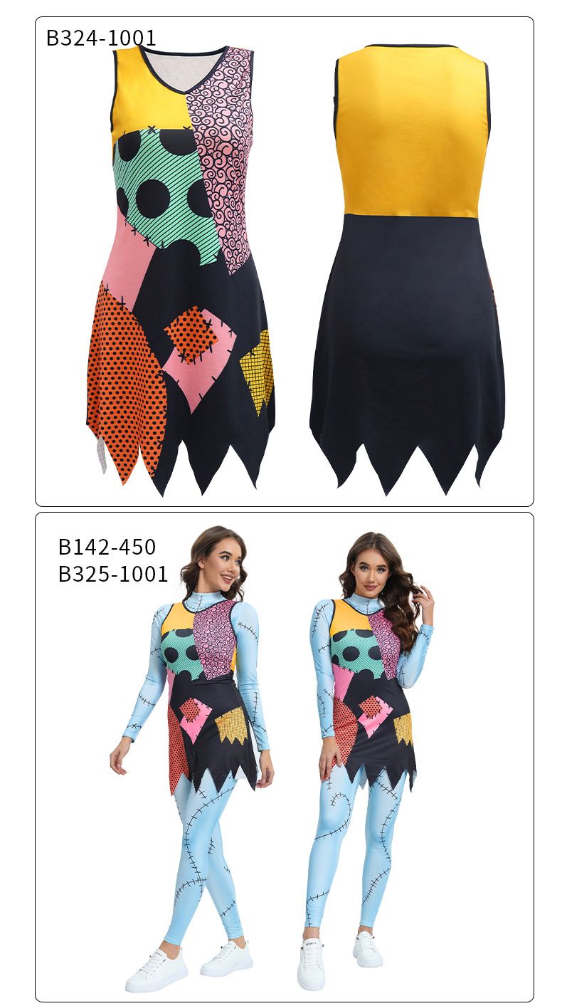 joules uk women's clothing Women's Skin-Friendly Color Block von maur women's clothing Halloween Costume with Eye-Catching Props - Gift-Ready for Parties mango women's clothing