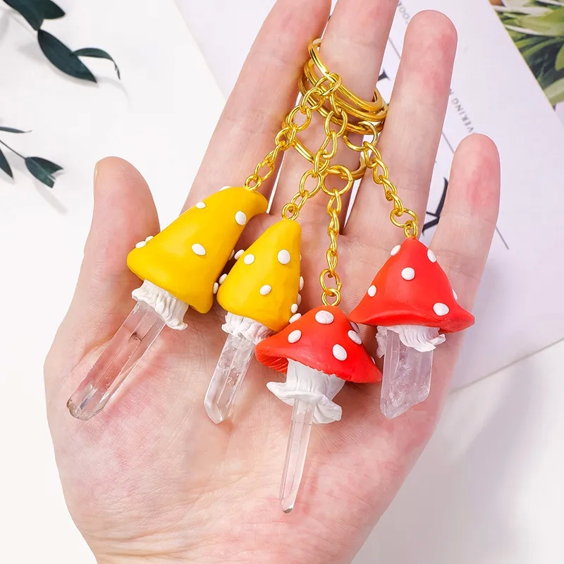 kaila fashion accessories manufacturing Eco-Friendly Sophisticated Mushroom Crystal 2000s fashion accessories Keychain – Sustainable and Eye-Catching Bag Charm importance of beads in fashion accessories