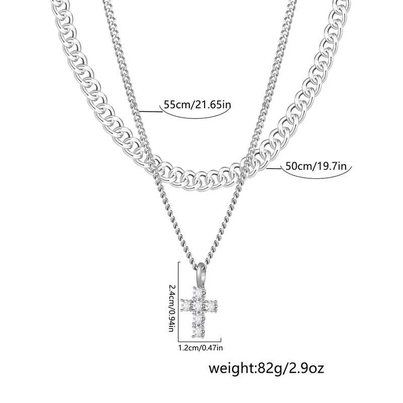 mens xl jewellery "Discounted Glam Streetwear Necklace – Stainless Steel & Copper Comfortable korean men's jewelry brands & Elegant for Women" instagram men's jewelry brands