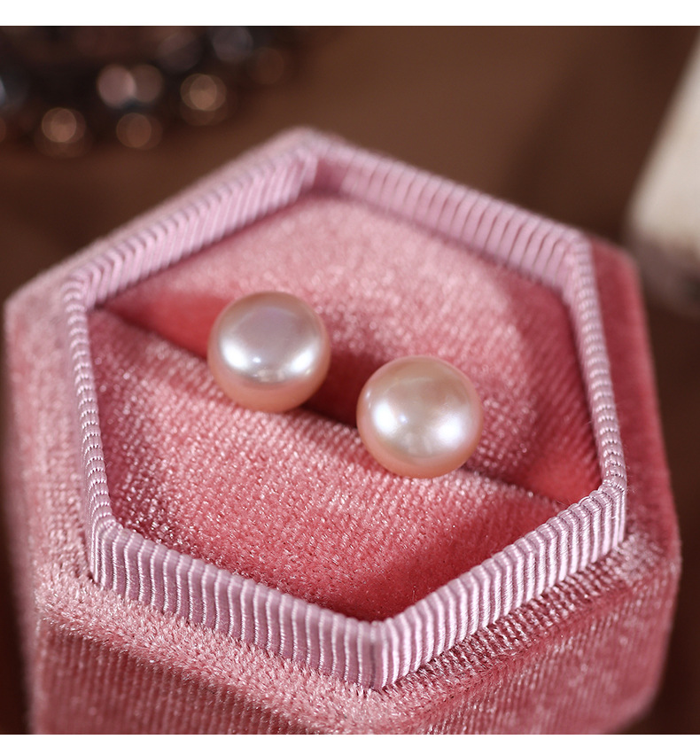 tiffany high end jewelry Genuine Polished Freshwater Pearl Studs - Safe, Solid Color Earrings from Seasonal high quality body jewelry uk Collection high end onyx jewelry