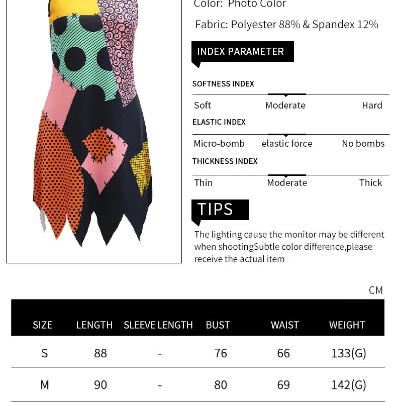 women's clothing kansas city Women's Skin-Friendly Color Block Halloween northstyle women's clothing Costume with Eye-Catching Props - Gift-Ready for Parties 80 year old women's clothing