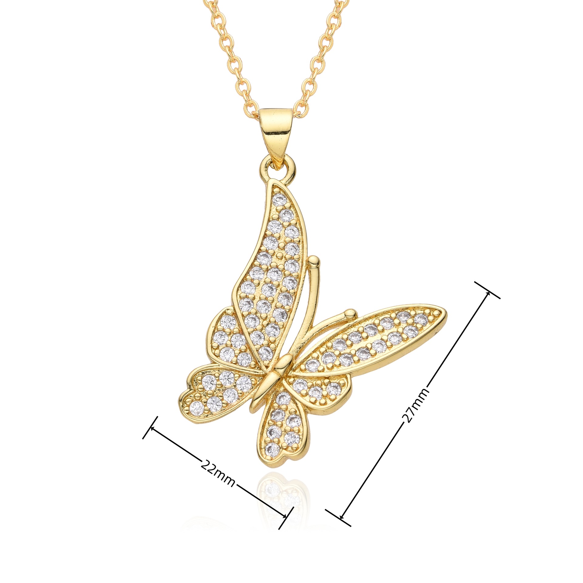 zameer kassam fine jewelry Ethical Glam Copper fine silver 999 jewelry Butterfly Statement Pendant Necklace star wars fine jewelry