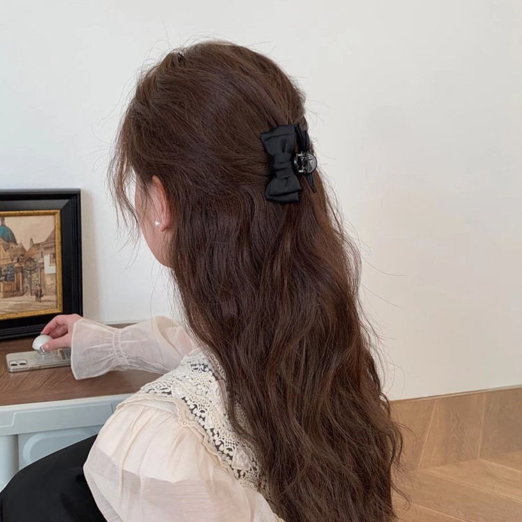 40th birthday hair accessories Eco-Friendly Tailor-Made Boho Chic Satin eras tour hair accessories Hair Claws with Elegant Bow Knot Design clip hair 7pcs