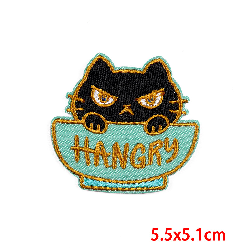 6x women's clothing canada Vintage Retro women's clothing canada Cartoon Cat Cloth Sticker - Comfortable, Scratch-Resistant Festival Fashion Accessory women's clothing stores