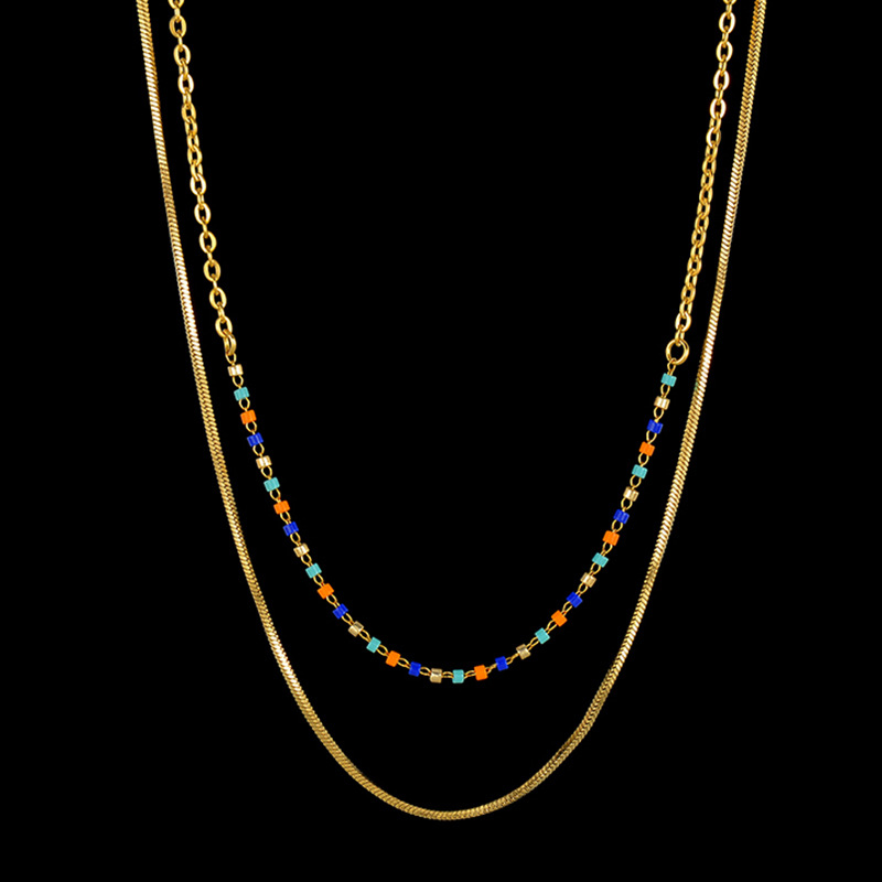 best fine jewelers Sustainable Boho Chic 14K Gold Plated isy's fine jewelry Star Earrings & Necklace Set - Adjustable Vibrant Design is 9 karat gold real