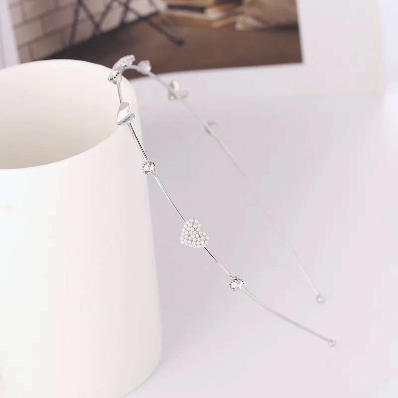 diamante hair accessories Eco-Friendly Luxury Cherry-Plated hair accessories rubber bands Hairband: Exclusive Eye-Catching Alloy Design hair accessories 3d print