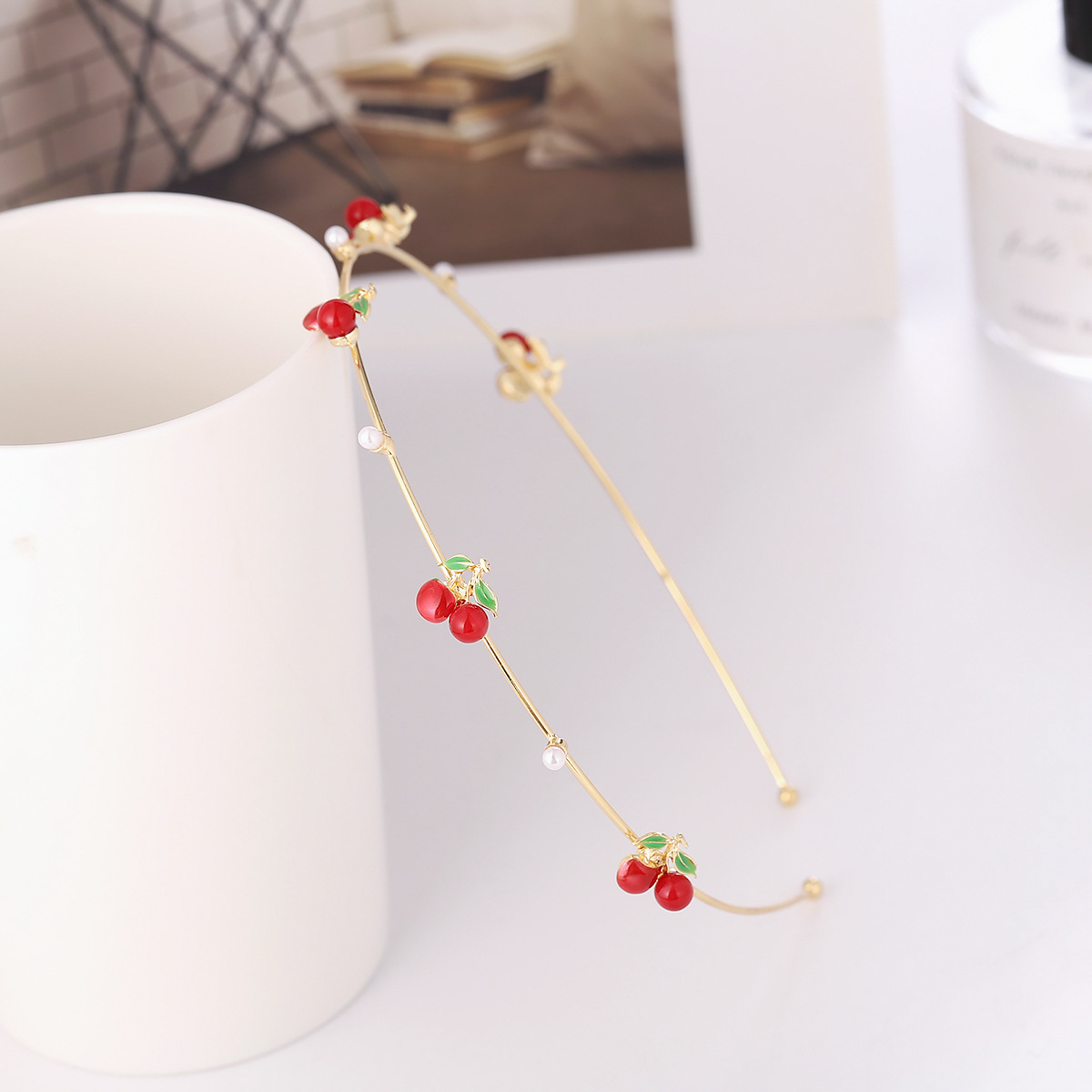 dior hair accessories Eco-Friendly Luxury Cherry-Plated Hairband: Exclusive, Eye-Catching 2010 hair accessories Alloy Design hair accessories john lewis