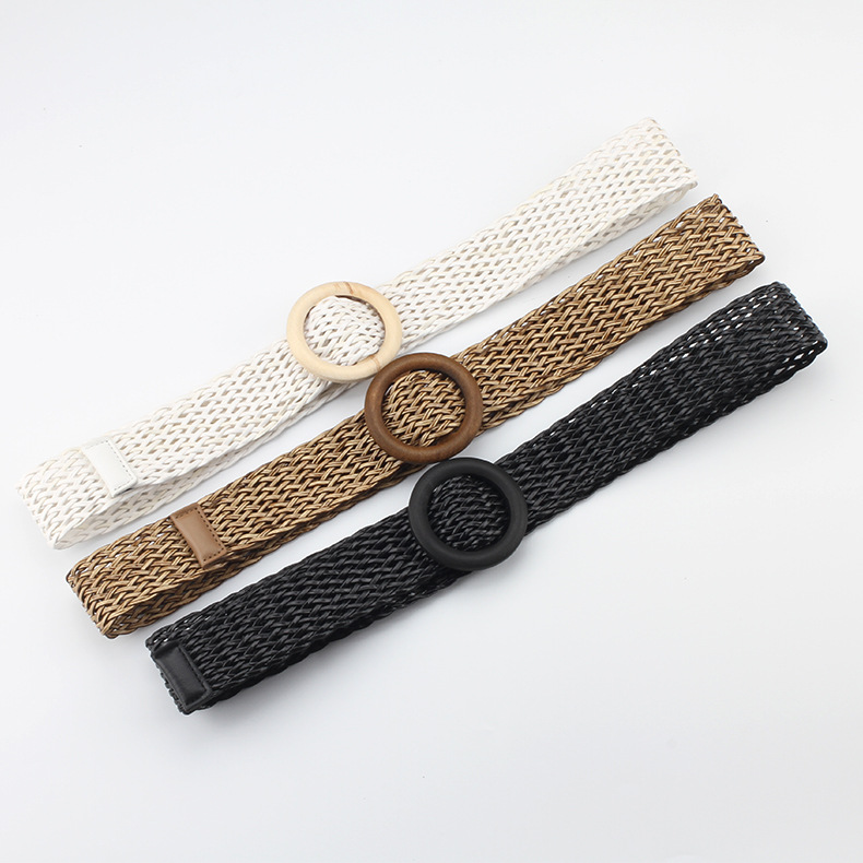 fashion accessories first reviews Limited-Time Minimalist Korean Cotton & Linen Belt with Wooden Buckle - fashion accessory 5 letters Weatherproof Women's Decorative Accessory fashion accessories tirupur