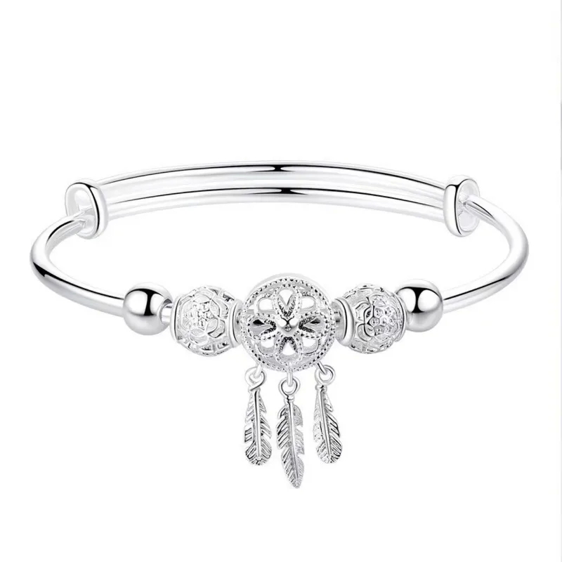 Ethically Sourced Exquisite Retro Dreamcatcher Alloy Plated Women's Bangle - High-End Wholesale Piece