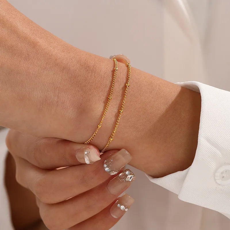 Unisex Boho Heritage-Inspired Tarnish-Resistant Stainless Steel Plated Bracelet