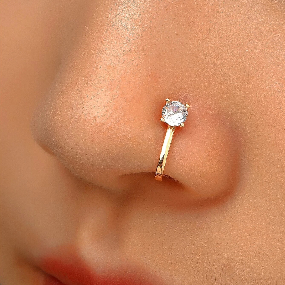 high end victorian jewelry Celestial Sparkle: Rustic Star & high end personalized jewelry Moon Nose Studs - Hand-Engraved 925 Sterling Silver Luxury high end permanent jewelry