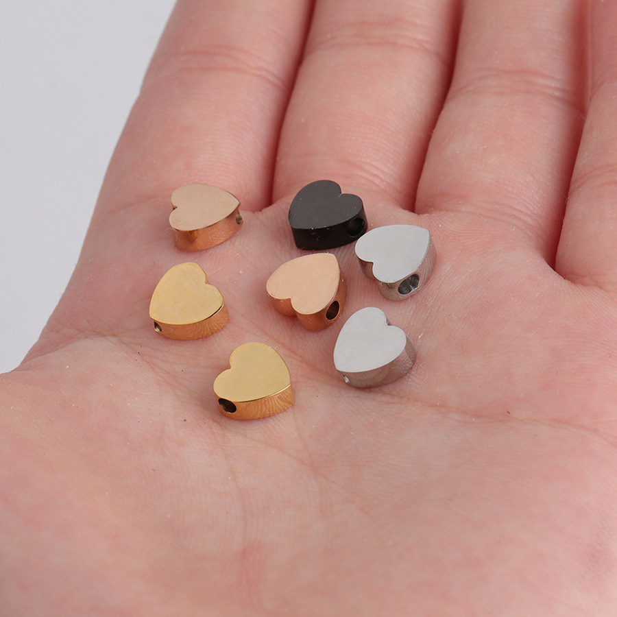 jewelry making equipment Elegant Bold Grunge 18K Gold jewelry making kit 5 year old & Rose Gold Plated Stainless Steel Beads - 1~1.9mm Polished Solid Color quartz for jewelry making