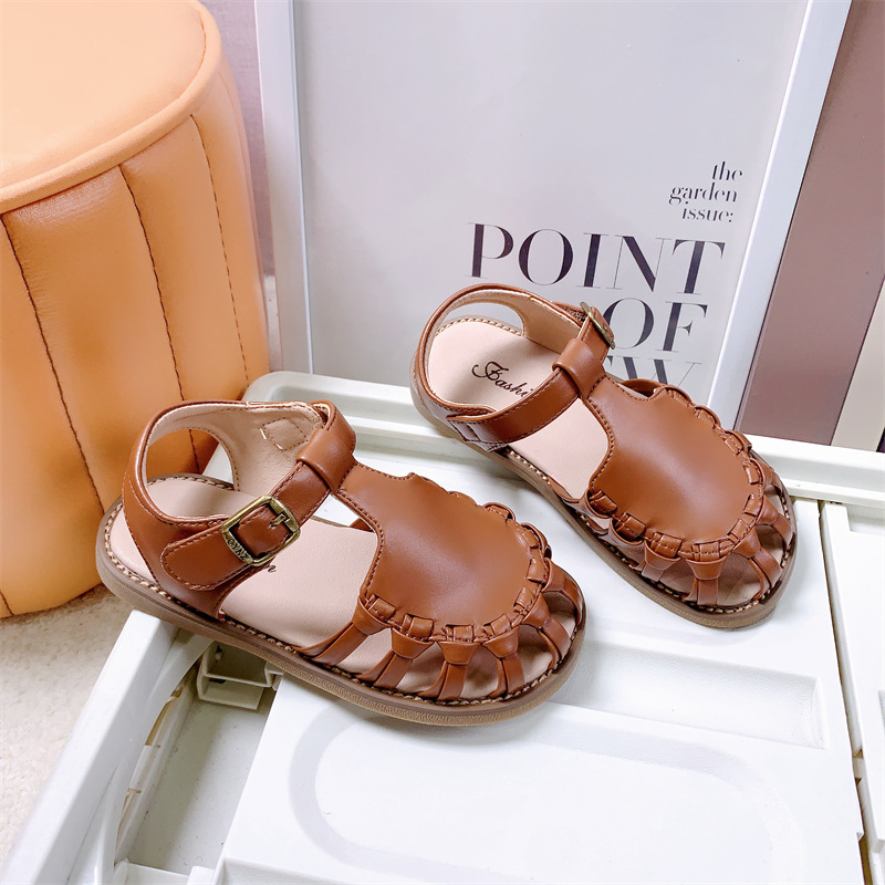 kidsnot aints 60s baby Hypoallergenic Ethnic well baby kids Chic Women's Sleek Round Toe Solid Color Fashion Sandals Wholesale baby and kids fair
