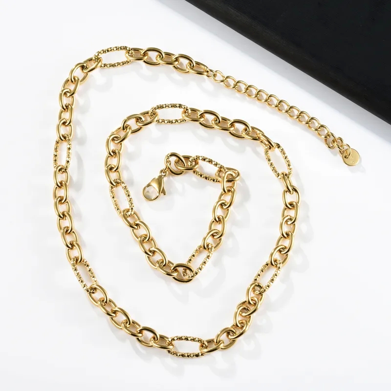 men's jewelry urban outfitters Heritage-Inspired 18K Gold Plated 304 Stainless Steel Twist Necklace with Vintage men's jewelry sale Charm men's jewelry gift ideas