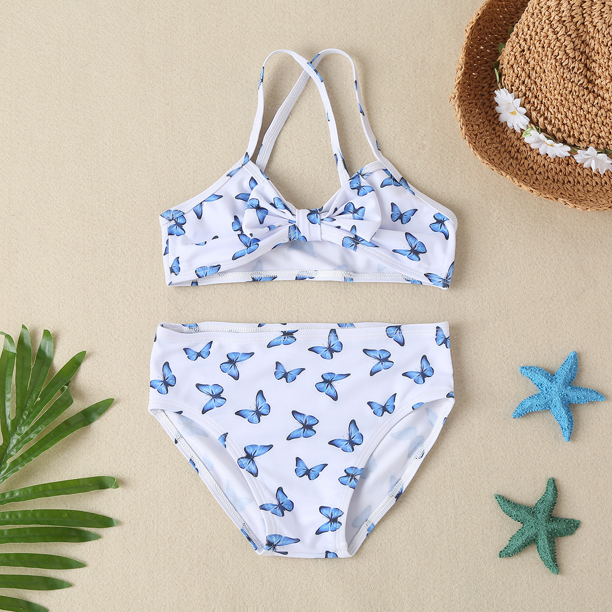 mockingbird baby & kids Wholesale Sparkling baby child quotes Unisex Butterfly Fashion Polyester Bikinis - Girls' 2 Piece Set baby questions for kids