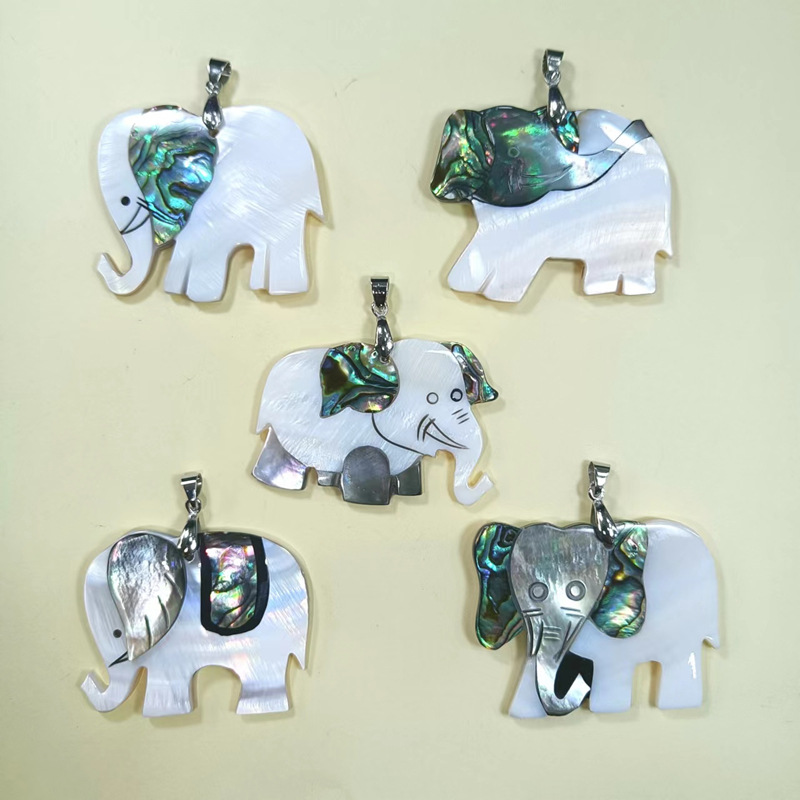 orange beads for jewelry making Limited-Time Exclusive: Matte clay jewelry making Elephant Shell Cartoon Jewelry Accessories Wholesale different types of beads for jewelry making