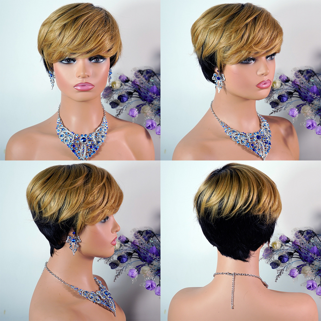 services offered by chellsey institute of beauty & health Exclusively Crafted Organic Waterproof Women's Elegant Casual Real Hair Side Fringe health and beauty over 50 Short Straight Wig elita beauty health and design