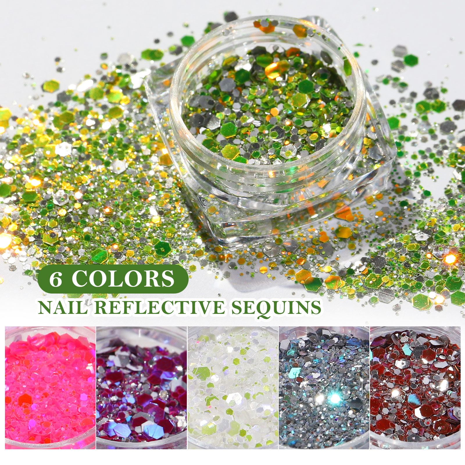 ultrasonic beauty & health instrument Ethically Made Custom Glam Vibe Sequin Nail medical & beauty 1060 wien Decoration Set - Wholesale Fashion Accessories biotin 10 000 mcg health & beauty