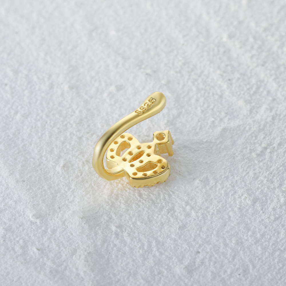 what are high end jewelry brands Celestial Sparkle: Rustic Star & Moon Nose Studs high end jewellery london - Hand-Engraved 925 Sterling Silver Luxury high end jewelry clover