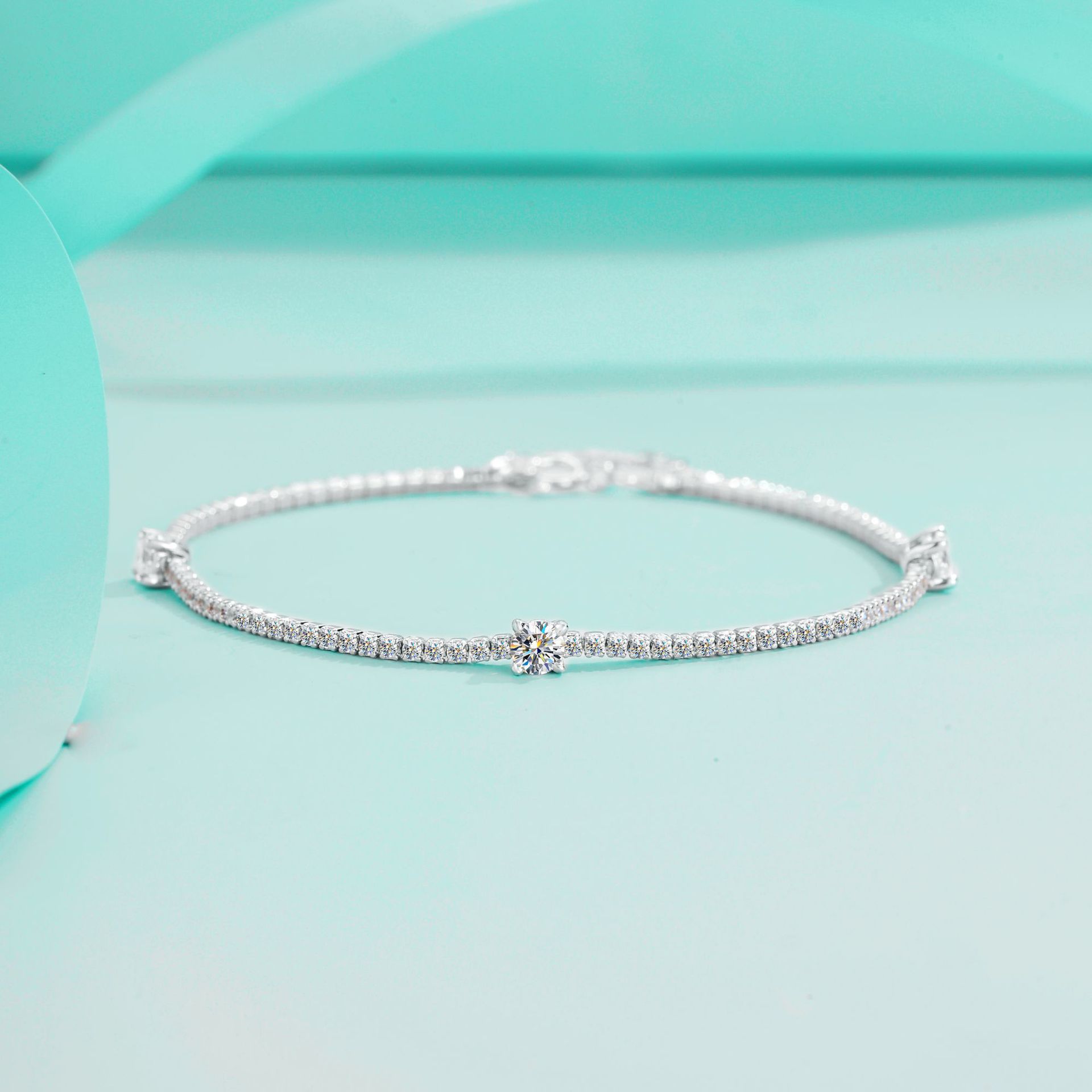 what is high end jewelry Premium Organic Fashion-Forward 925 Sterling high end piercing jewelry Silver Romantic Shiny Bracelets Wholesale high quality larimar jewelry