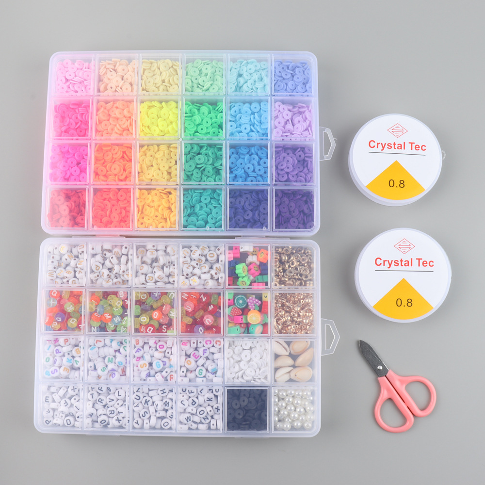 youtube jewelry making Romantic Grunge Party Wear: High-Quality Geometric 6mm silver beads for jewelry making Soft Clay Set christmas beads for jewelry making