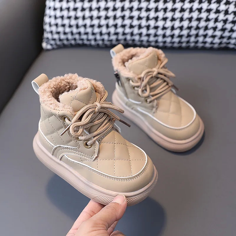baby boys 3 "Quick-Ship my baby kids shampoo Personalized Kids' Casual Snow Boots - Solid Color Round Toe Premium Craftsmanship" down down baby kids song