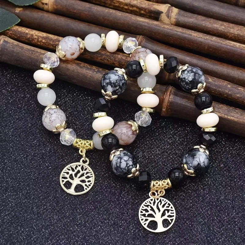 fashion jewelry 2028 "Antique-Style Waterproof Glass Beaded fashion jewelry delhi Women's Bracelet – Quick-Ship Sophisticated Fashion Jewelry" costume jewelry 1960s