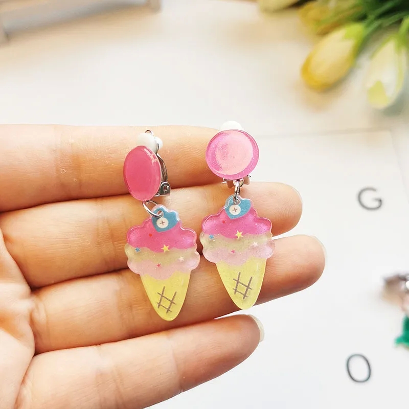fashion jewelry etsy Eco-Chic Upcycled Cactus Rabbit Ice Cream Earrings costume jewelry 1950s 1960s - Affordable Luxury Party Wear sonal fashion jewelry