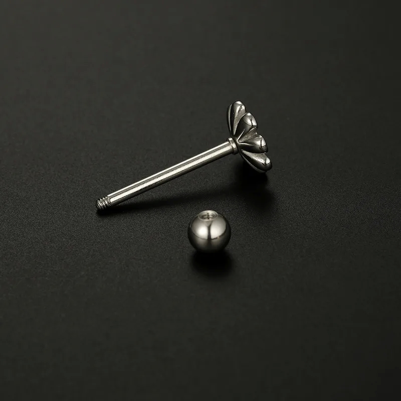 fine jewelry by rafi Handmade west plains pawn and fine jewelry Organic Stainless Steel Flower Tongue Nail Set – Unique Casual Fashion Accessory fine jewelry india