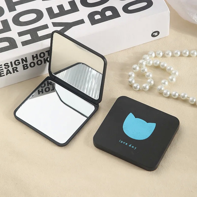 guardian health & beauty - united square Authentic Matte Black Mini Folding beauty health pharmacy and prescriptions - boots Mirror - Portable Double-Sided Classic Design Budget-Friendly Cosmetic Essential chellsey institute of beauty & health burlington