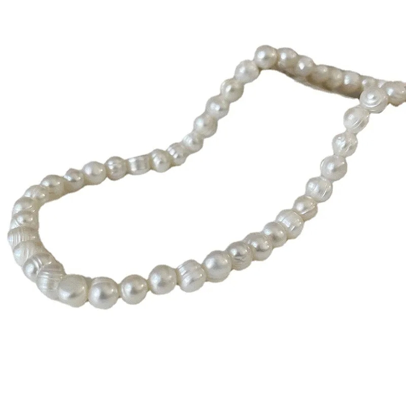 high end jewelry brands "Ethical high end designer jewelry Luxe Geometric Pearl Necklace – Shiny Polished Beaded Elegance" how to store high end jewelry