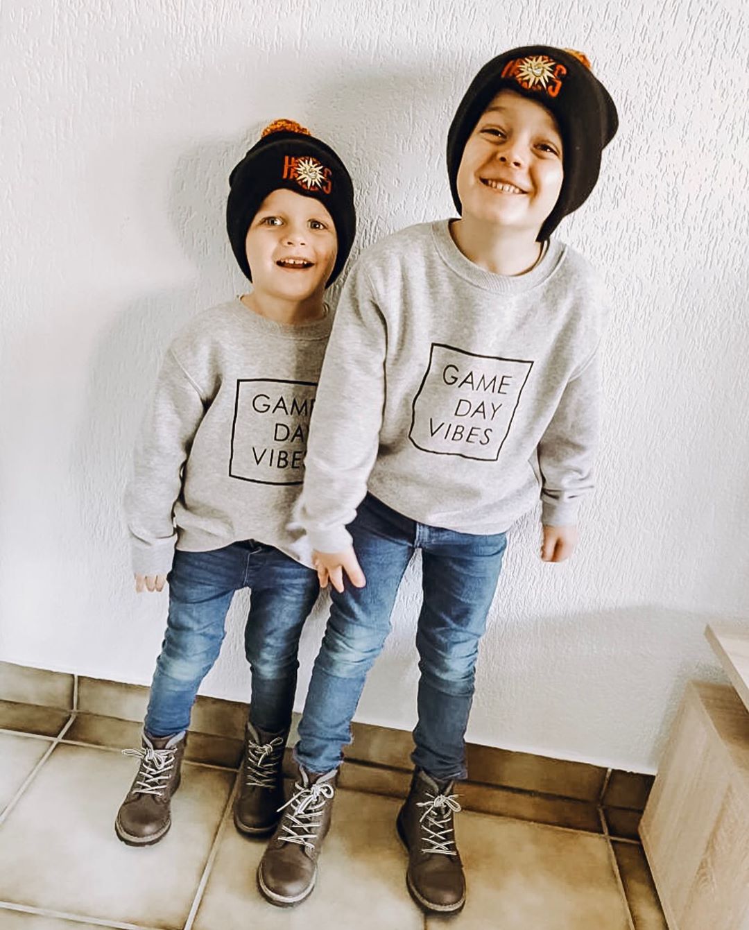 is a 6 year old a baby Exclusive Vintage Sports Letter Hoodies & Knitwear: One-of-a-Kind let's play a game baby kids Cotton Classics at Discounted Rates baby kids baby kids