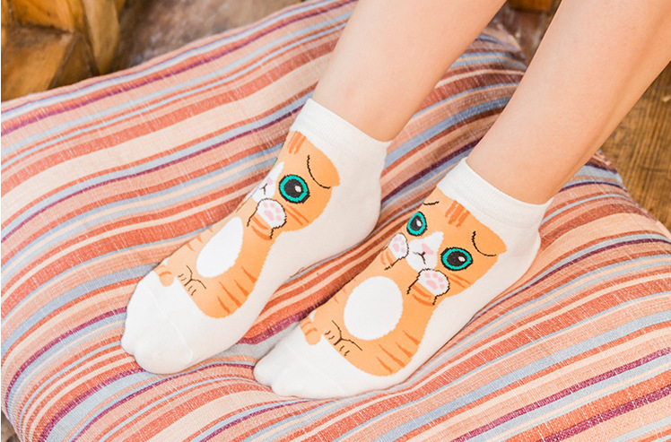 lesson note on traditional fashion accessories Limited Edition Earthy Matte Cat Jacquard neck fashion accessories Ankle Socks - Customizable Wholesale Women's Cotton Socks fashion accessories 2005