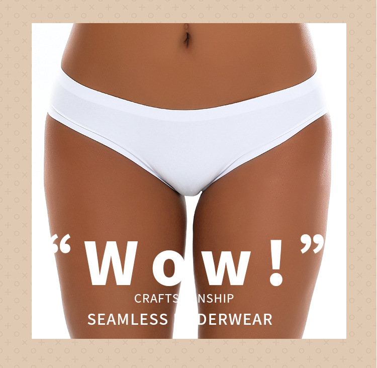 older women clothing Luxury Bespoke Seamless Low-Waist Briefs – rails women's clothing Dainty Solid Color Panties with Breathable Comfort women's clothing york