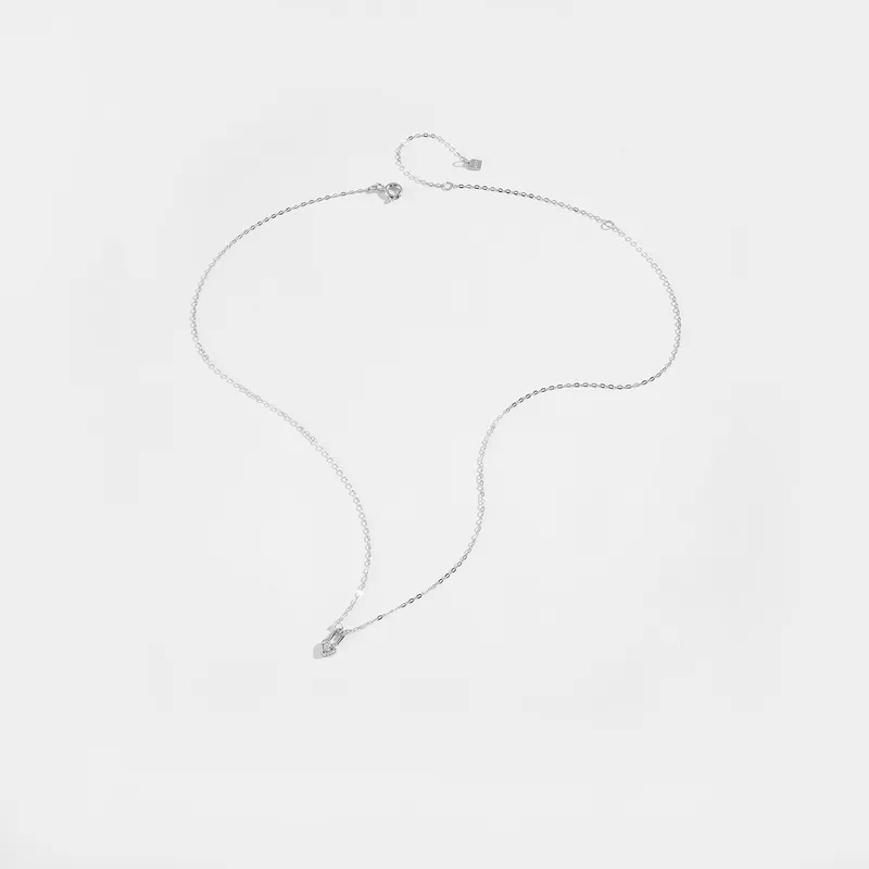 sell high end jewelry Bohemian Luxe 925 making high end jewelry Sterling Silver Heart Zircon Pendant Necklace - Sleek, Custom-Fit & Earthy Charm high end jewelry online shop