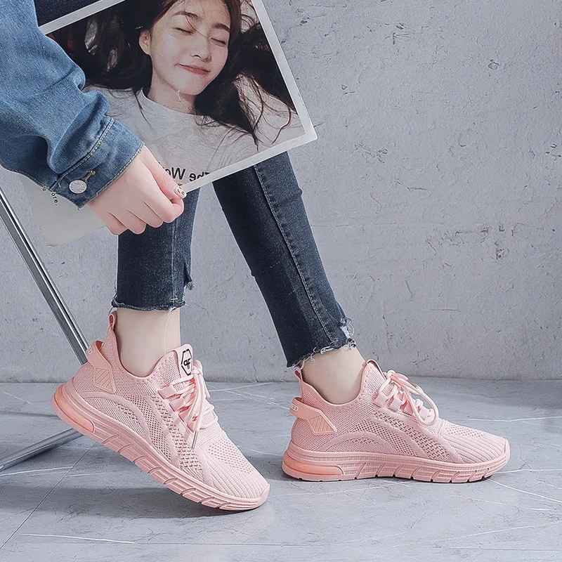 sparkling Eco-Chic Women's Polished handmade Scratch-Resistant Upcycled Round-Toe Sneakers – Wholesale Solid Color Sports Style artisan-made
