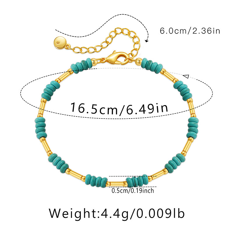university of alabama fine jewelry Colorful Sophisticated Geometric Turquoise Bracelets with fine jewelry by seta Glam Vibe for Daily Wear - Copper Plated unique fine jewelry