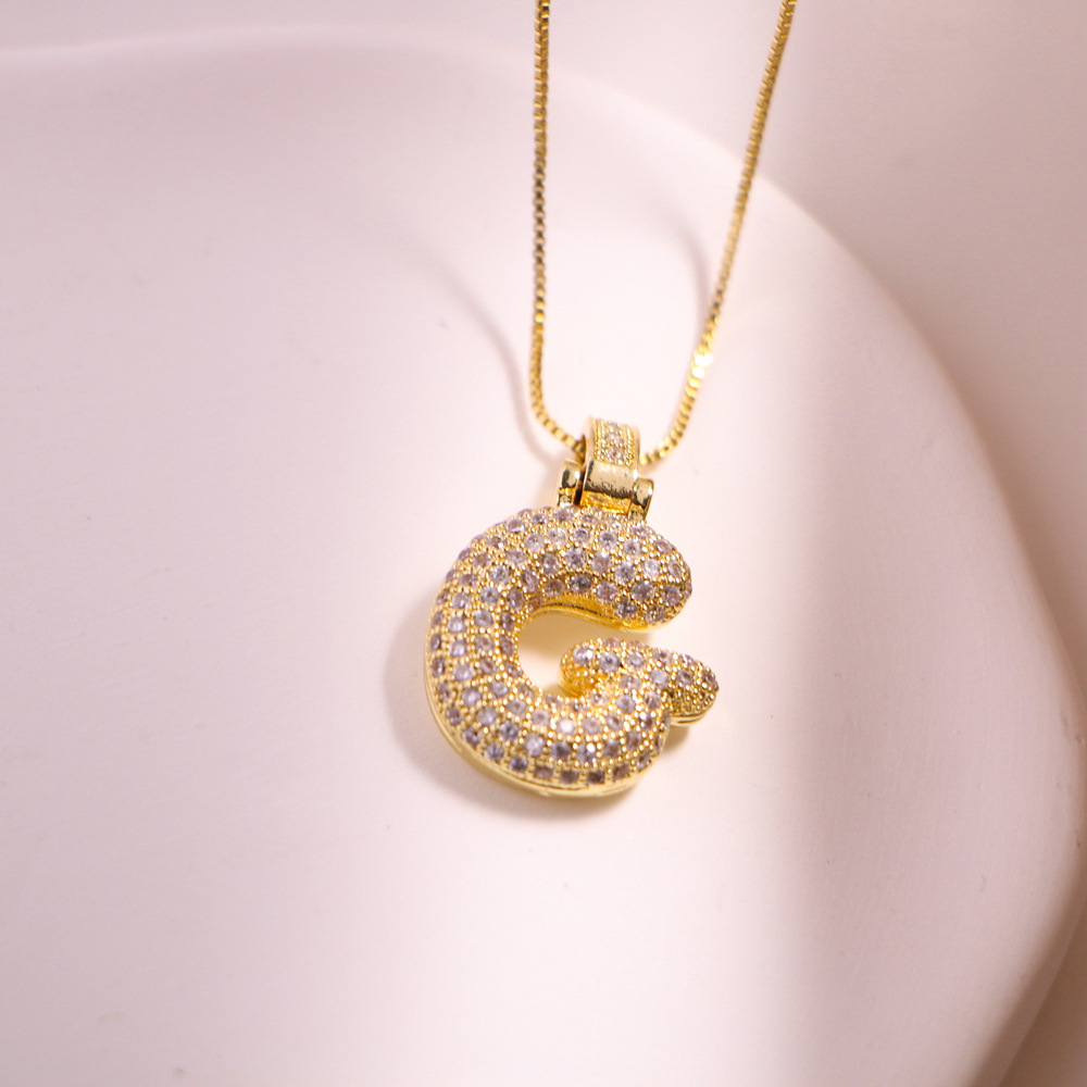 venetzia fine jewelry Recycled Chic Vintage-Inspired Zircon Inlay Pendant Necklace | Elegant 18K Gold Plating | Exclusive lovelee fine jewelry & Affordable Gift fine jewelry evil eye