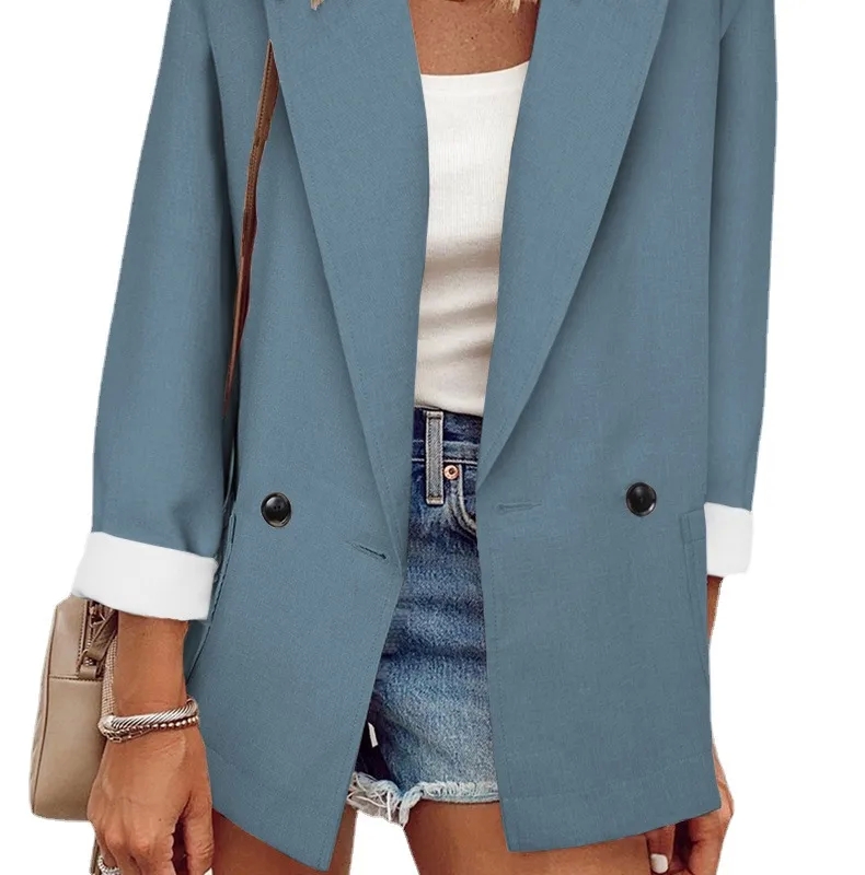 zodiac women's clothing "Sparkling Solid Color Patchwork Blazer – 70 year old women's clothing Eye-Catching Affordable Luxury for Women" women's clothing plus size near me