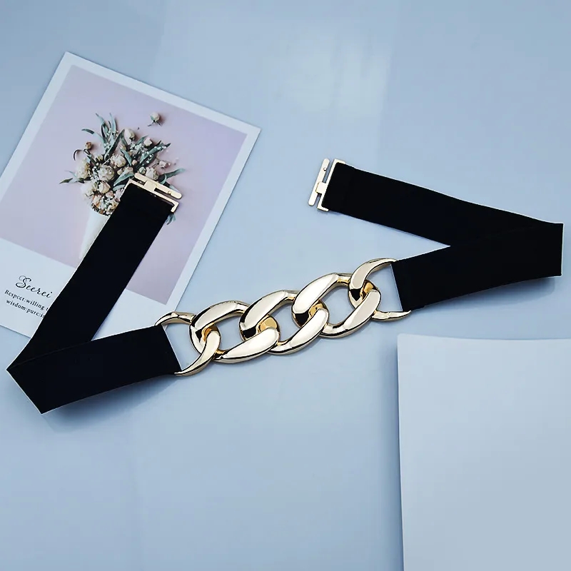 00s fashion accessories "Customizable Statement Solid Color fashion accessories in the philippines Metal Chain Belt – Wholesale & Safe Fashion Accessory" 70s fashion accessories men