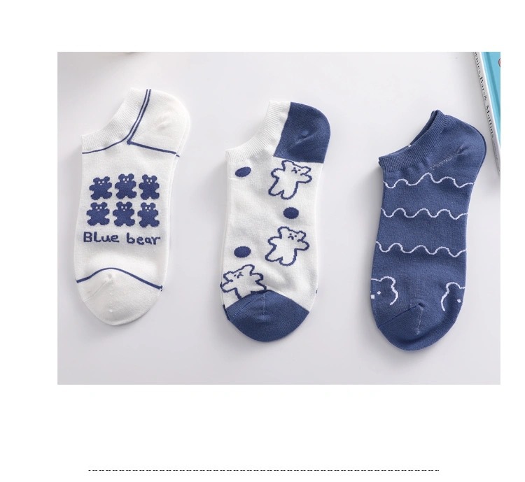 1920s fashion accessories Wholesale Earthy Blue Bear Socks – Cheap College Style Short Socks for Women, Fast fashion accessories learning module grade 10 Spring & Summer Fashion 5 importance of traditional fashion accessories