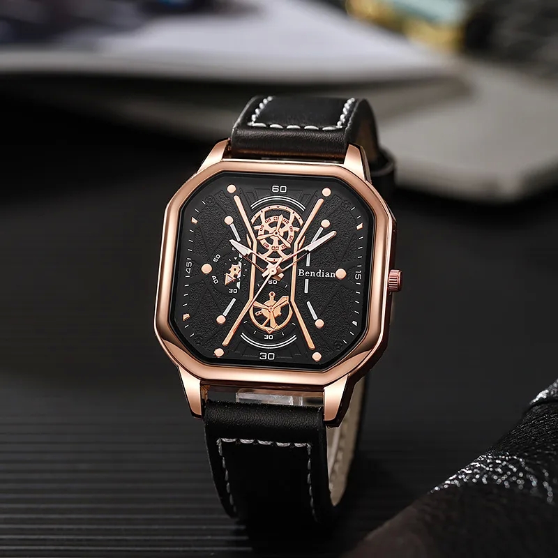 19th century fashion accessories "Exclusive Geometric Buckle Quartz Men's Watch – Affordable Refined fashion accessories articles Polished Finish Celebrity-Inspired Style" fashion accessories first jobs