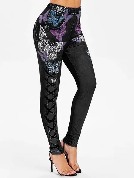 2 day shipping women's clothing "Wholesale women's clothing boutique nearby Sparkle 3D Print Ankle-Length Leggings – Quick Durable & Exclusive Women's Fashion" woman clothes 5x