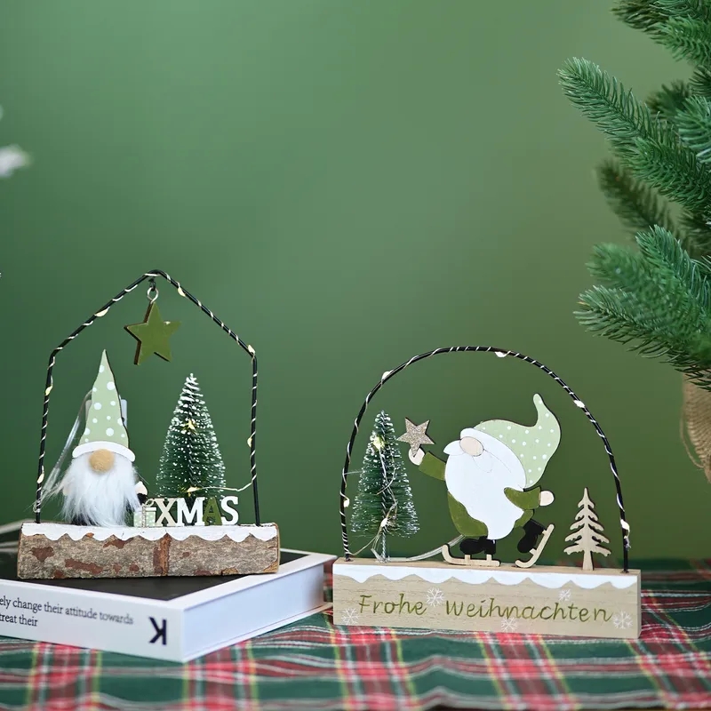 2nd home kitchen uttara "Vintage-Inspired Sustainable Wooden Santa Claus & Christmas Tree Ornaments pep home kitchen – Unique Holiday Home Décor" home kitchen trolley