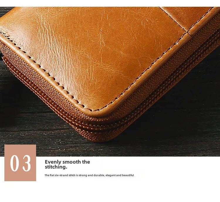 454 bags Boho roka bags Chic RFID Cowhide Card Holder - Vintage Oil Wax Leather Zipper Coin Purse, Feminine & Playful Organizer bag 0 crab