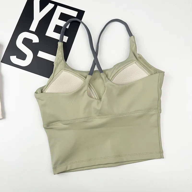 6xl women's clothing Wholesale Dainty Scratch-Resistant Eye-Catching Nylon Cotton Blend Racerback Tank Tops women's xoxo clothing - Simple Active Style women's clothes zelda breath of the wild